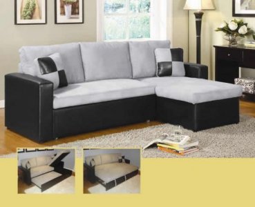 Storage Sectional makes into a bed $549