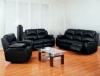 Leather reclining sofa-loveseat-recliner
